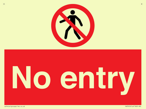 No entry